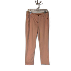 Chico's Jeans 1 (8/10) Pink "The So Slimming Girlfriend Ankle" Bohochic Casual